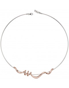 Mon-bijou - D4180 - Collier plaqué or rose en argent 925/1000