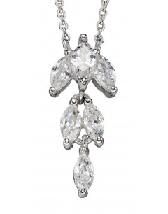 Mon-bijou - D4285 - Collier cristal en argent 925/1000