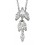 Collier cristal en argent 925