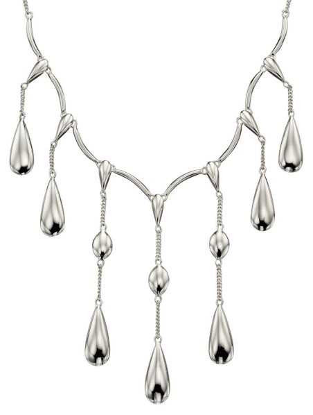 Collier gouttes en argent 925