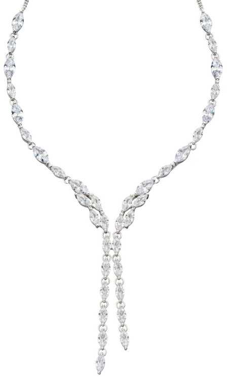 Collier cristal en argent 925