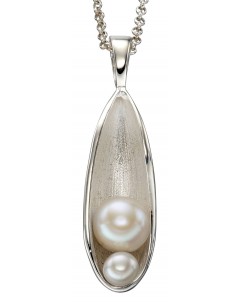 Mon-bijou - D4544a - Collier perle en argent 925/1000