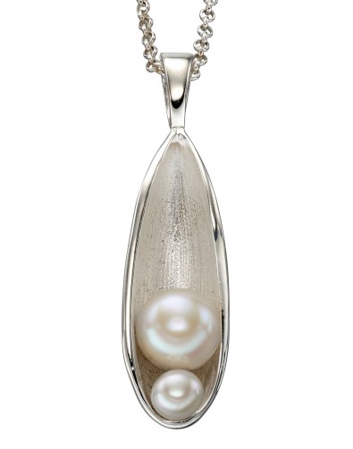 Mon-bijou - D4544a - Collier perle en argent 925/1000