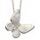 Collier papillon nacre en argent 925