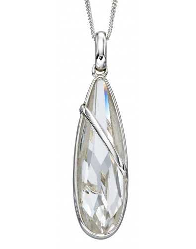 Collier cristal en argent 925