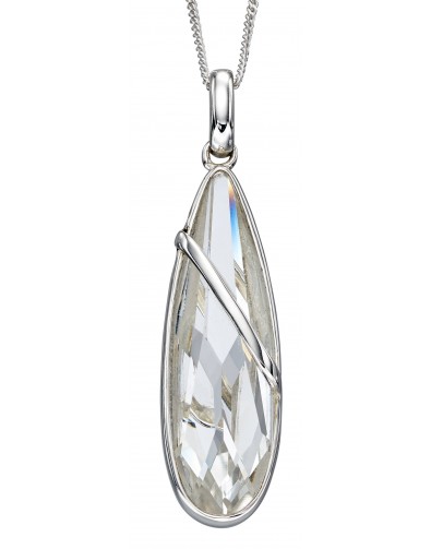 Mon-bijou - D4675a - Collier cristal en argent 925/1000