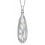 Collier cristal en argent 925