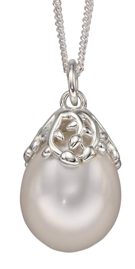 Mon-bijou - D4706 - Collier perle en argent 925/1000