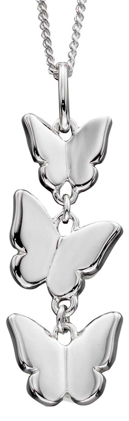 Collier papillon en argent 925