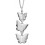 Collier papillon en argent 925