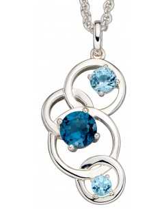 Mon-bijou - D4844 - Collier cristal en argent 925/1000