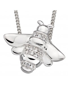 Mon-bijou - D4846 - Collier abeille zirconia en argent 925/1000