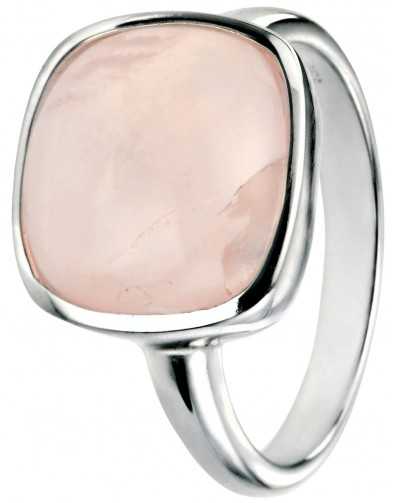 Bague quartz rose en argent 925