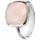 Bague quartz rose en argent 925