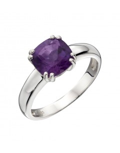 Mon-bijou - D3716 - Bague amethyste en argent 925/1000