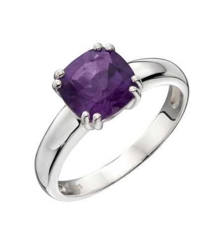 Mon-bijou - D3716 - Bague amethyste en argent 925/1000