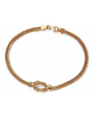 Bracelet tendance en or 375