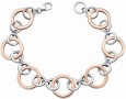 Bracelet chic et original plaqué or rose en argent 925