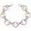 Bracelet chic et original plaqué or rose en argent 925