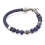 Mon-bijou - D4871  - Bracelet classe et chic bleu en acier inoxydable