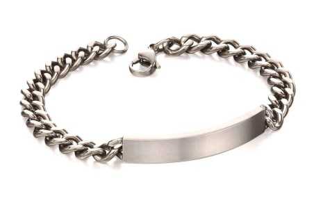 Bracelet tendance en acier inoxydable