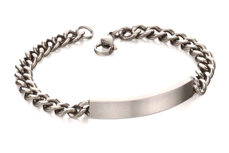 Mon-bijou - D4987 - Bracelet tendance en acier inoxydable