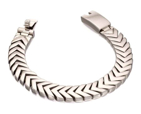 Mon-bijou - D4996 - Bracelet tendance en acier inoxydable
