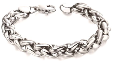 Mon-bijou - D5057 - Bracelet tendance en acier inoxydable