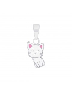 Mon-bijou - FF2013 - Collier chat en argent 925/1000