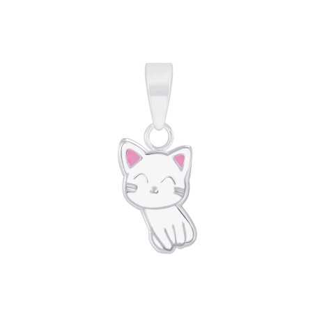 Collier chat en argent 925