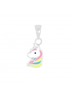 Mon-bijou - FF5667 - Collier cheval multi-color en argent 925/1000