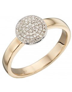 Mon-bijou - D581 - Bague en diamant en or 375/1000