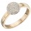 Bague en diamant en or 375