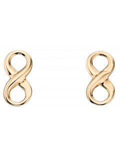 Mon-bijou - D2157 - Boucle d'oreille infinity en or 375/1000