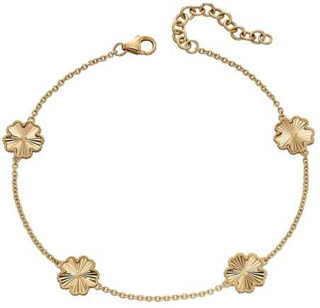 Mon-bijou - D488 - Bracelet fleures en or jaune 375/1000