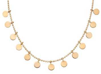 Collier tendance en or 375