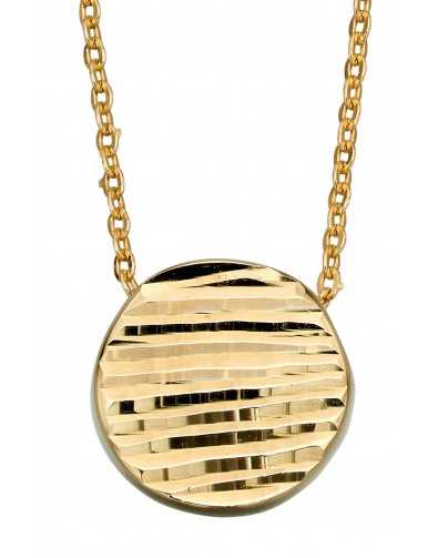 Collier tendance en or 375