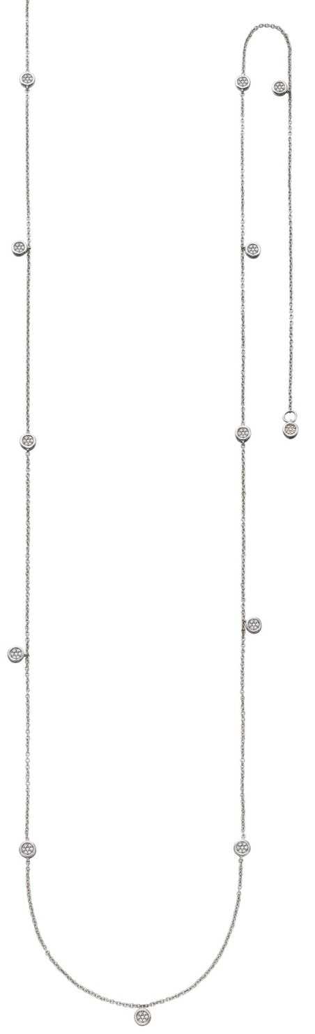 Collier diamant en or blanc 375