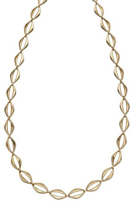 Collier tendance en or 375