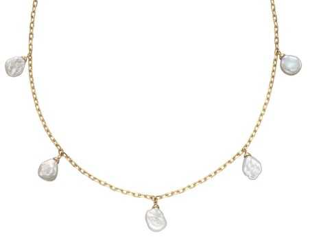 Collier perle en or 375