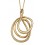 Collier tendance en or 375