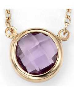 Collier améthyste en Or 375/1000 carats