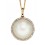 Collier perle et diamant en or 375