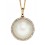 Mon-bijou - D2160a - Collier perle et diamant sur or jaune 375/1000