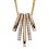 Collier tendance diamant en or 375