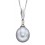 Collier perle et diamant en or blanc 375