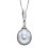 Mon-bijou - D2186a - Collier perle et diamant sur or blanc 375/1000