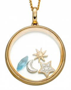 Mon-bijou - D2244 - Collier souvenir de plage en or jaune 375/1000