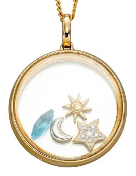 Mon-bijou - D2244 - Collier souvenir de plage en or jaune 375/1000