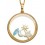 Collier souvenir de plage en or 375